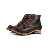Men's Lumberjack Boots, Waxed Flesh Leather