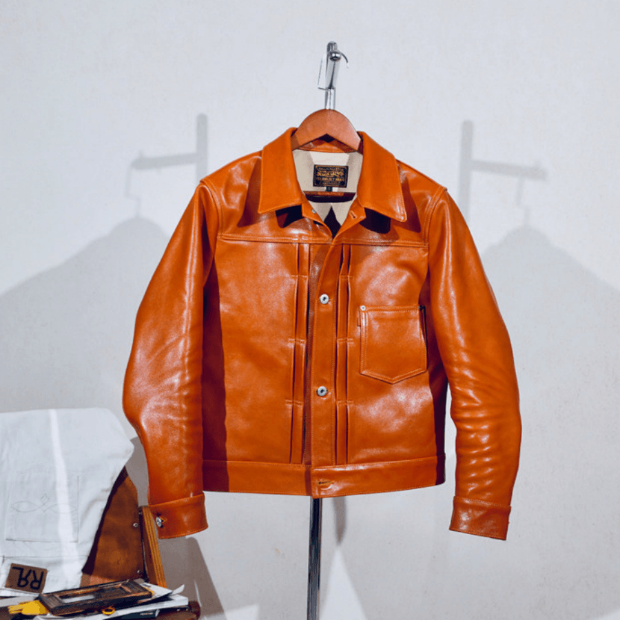 Men's 506XX Trucker Leather Jacket, Horsehide – Crush on Retro