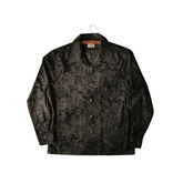Men's Black Tiger Jacquard Aloha Shirt
