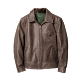 Men's 1940s Motorcycle Leather Jacket