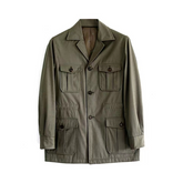 Men's Faux Suede Safari Jacket
