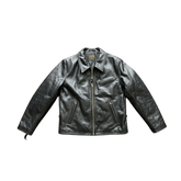 Men's Half Belt Sports Leather Jacket V2
