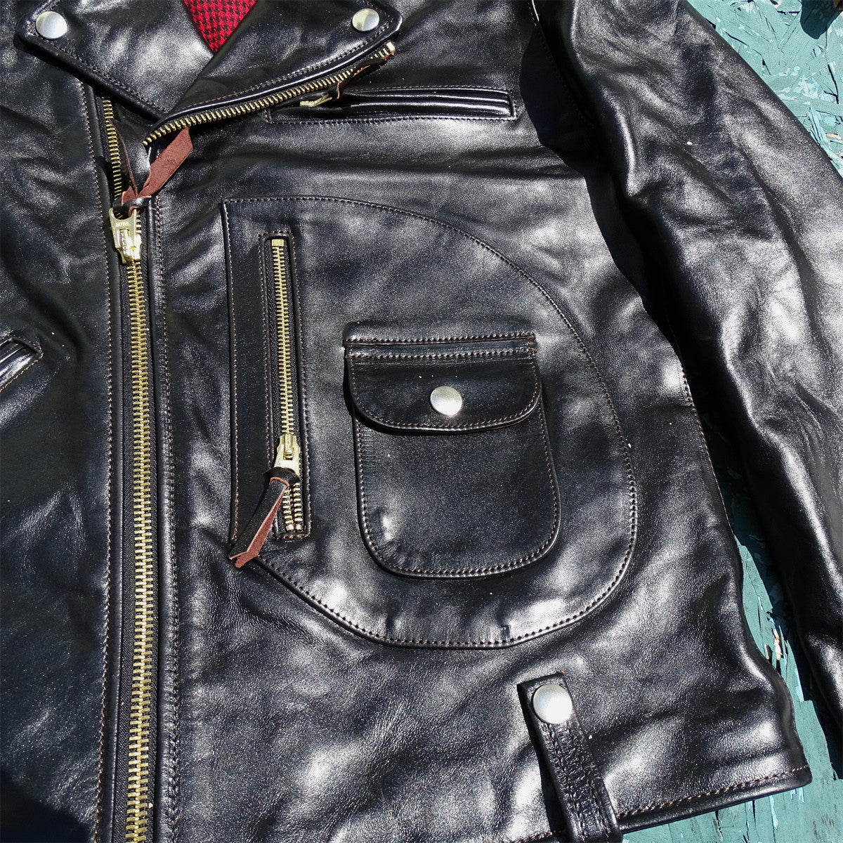 Men's J24 Leather Biker Jacket