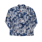 Men's White Tiger Printed Hawaiian Shirt