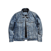 Men's Type III Leather Trucker Jacket