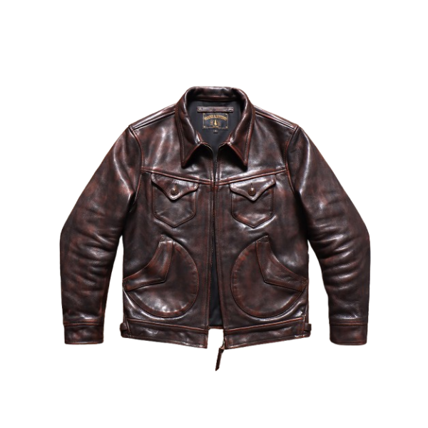 メンズ ダメージ加工 MENDOZA レザージャケット – Crush on Retro メンズ ダメージ加工 MENDOZA レザージャケット – Crush on Retro