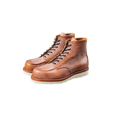 Men's Moc Toe Boots, Hatch Grain Leather