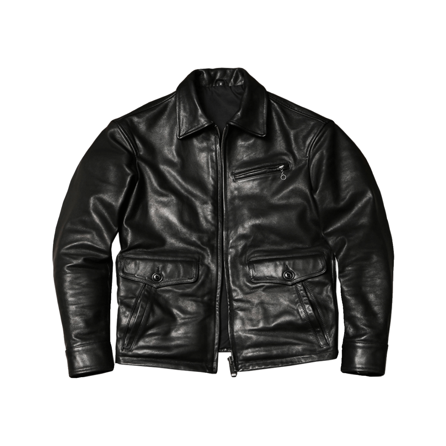 Men's Newsboy Leather Jacket, Goatskin – Crush on Retro Men's Newsboy Leather Jacket, Goatskin – Crush on Retro