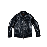 Men's Sports Leather Jacket, Tea Core Horsehide