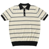 メンズ ストライプ ポロシャツ 半袖