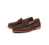 Men's Suede Penny Loafers