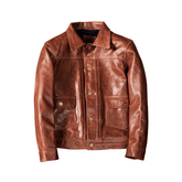 Men's Type II Leather Jacket, Cowhide