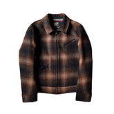 Men's Gradient Plaid Tweed Jacket