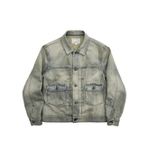 Veste en jean vieillie de type II pour homme