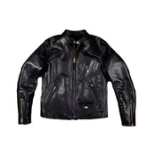 Men's Biker Leather Jacket, Horsehide