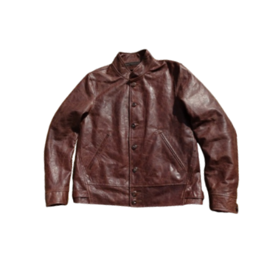 Men's Cossack Leather Jacket – Crush on Retro Men's Cossack Leather Jacket – Crush on Retro