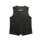 Green Corduroy Work Vest