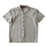 Men's Sailor Flap Collar Linen Shirt