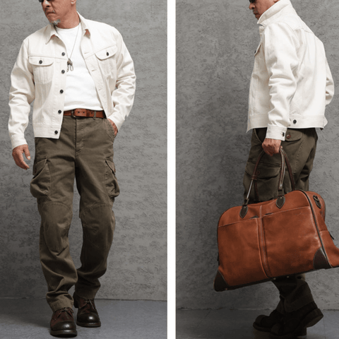 Men's 12oz Ivory Rider Jean Jacket