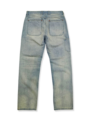 Men's 12oz Wabash Striped Straight Jeans