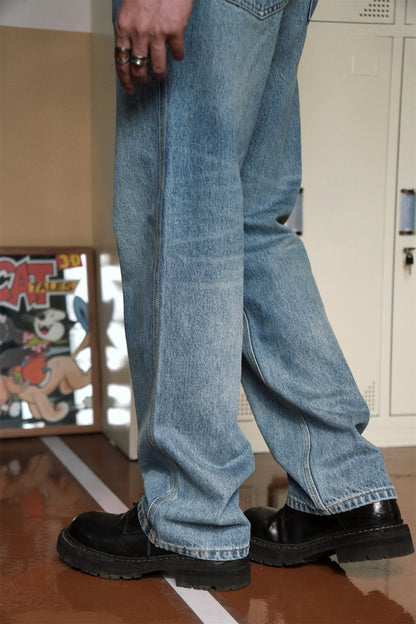 Men's 14OZ Washed Jeans