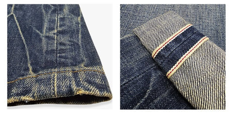 Men's 15oz Distressed Selvedge Bootcut Jeans