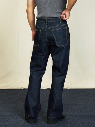 Men's Bootcut Jeans, 12OZ Raw Denim