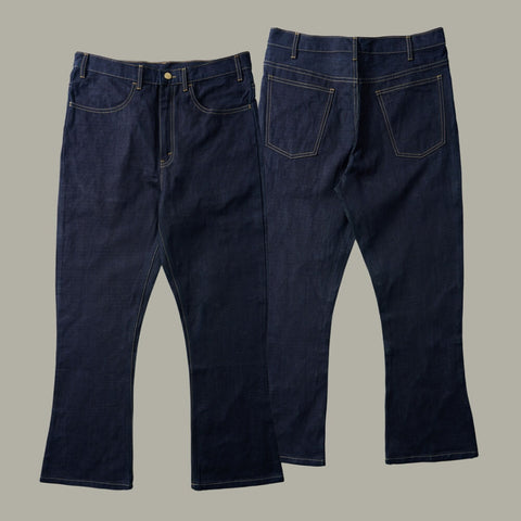 Men's Bootcut Jeans, 12OZ Raw Denim