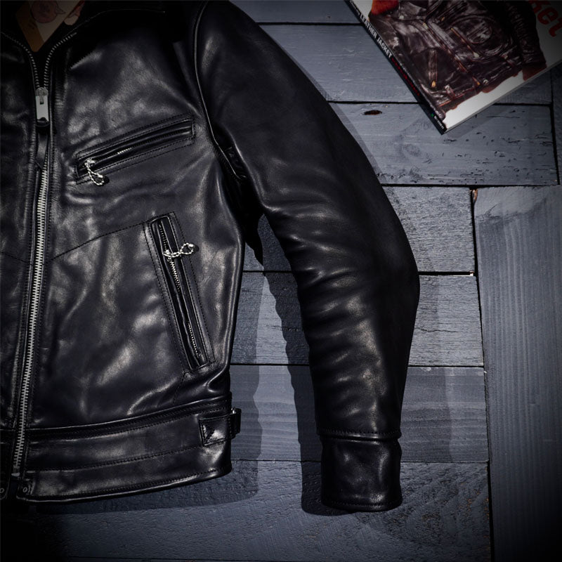 Men's 1930s Sports Leather Jacket