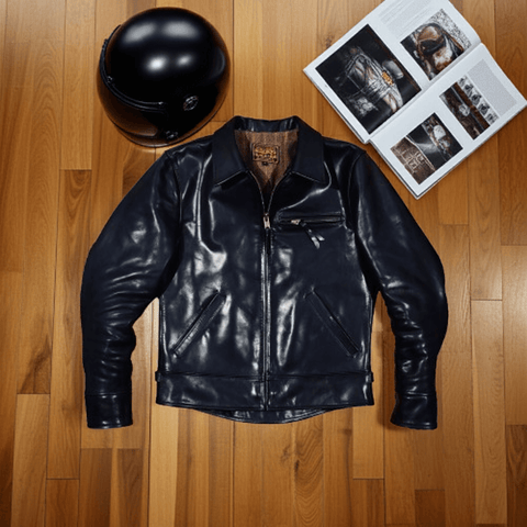 Men's Gentleman Biker Leather Jacket