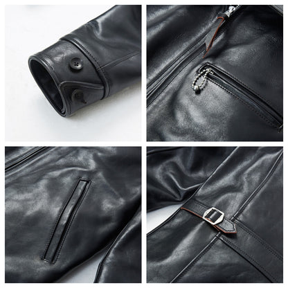 Men's 1930s Sports Leather Jacket