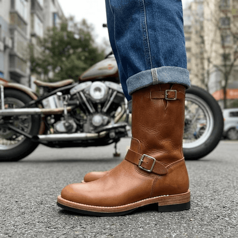 メンズエンジニアレザーブーツ 501