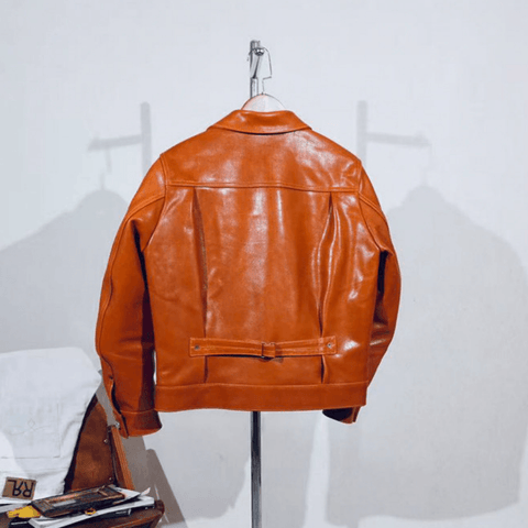 Men's 506XX Trucker Leather Jacket, Horsehide