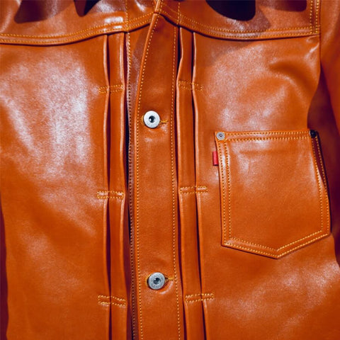 Men's 506XX Trucker Leather Jacket, Horsehide
