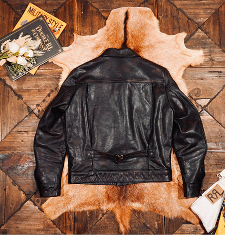 Men's 506XX Trucker Leather Jacket, Horsehide