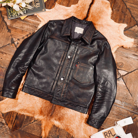 Men's 506XX Trucker Leather Jacket, Horsehide