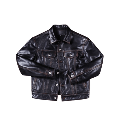 Men's 557 Leather Jacket, Teacore Cowhide