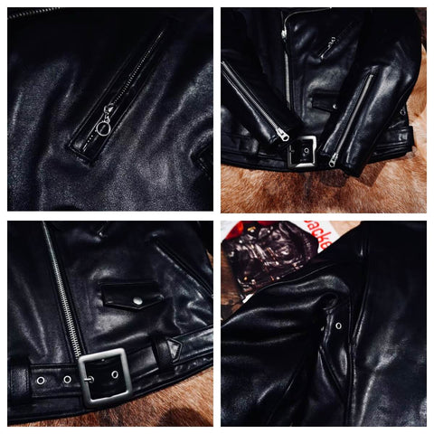 Men's 613 Moto Leather Jacket, Wax Horsehide