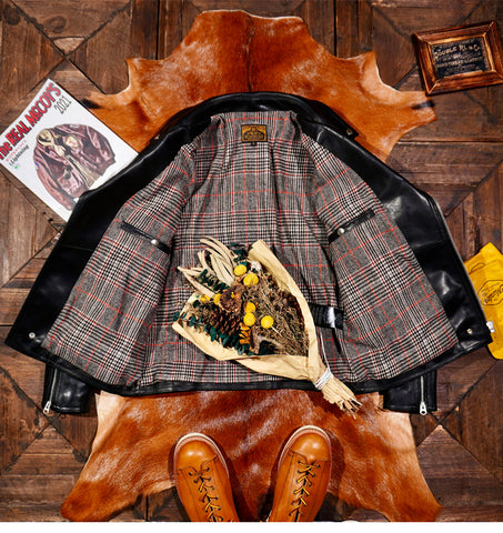 Men's 613 Moto Leather Jacket, Wax Horsehide