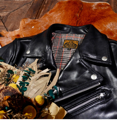 Men's 613 Moto Leather Jacket, Wax Horsehide