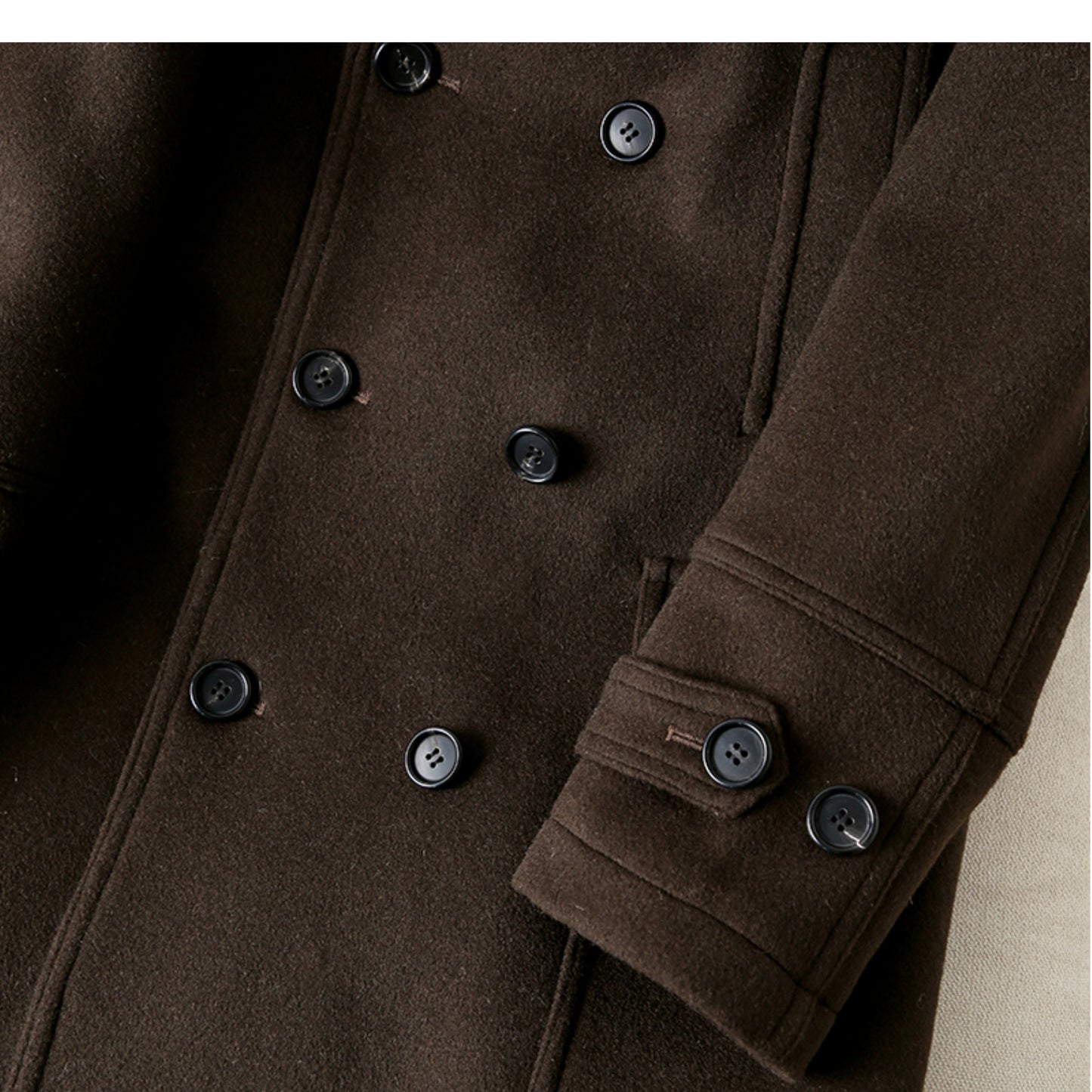 Men's Long 740N Pea Coat