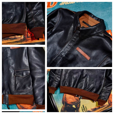 Men's A-2 Flight Leather Jacket, Horsehide