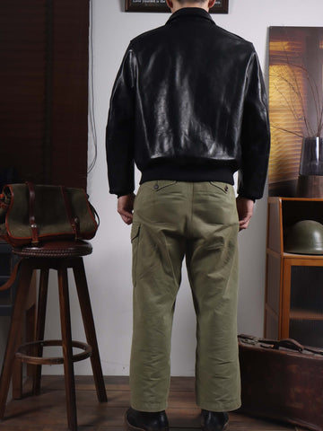 Men's A-2 Flight Leather Jacket, Horsehide