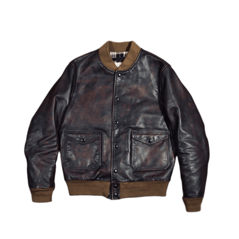Men's A1 Bomber Leather Jacket, Teacore Horsehide