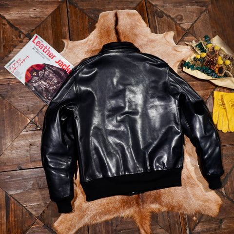 Men's A-2 Flight Leather Jacket, Horsehide