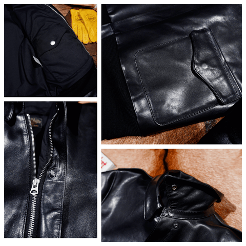 Men's A-2 Flight Leather Jacket, Horsehide