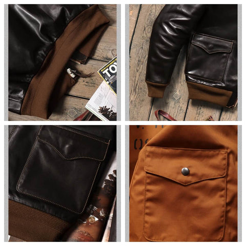 Men's A-2 Bomber Jacket, Horsehide