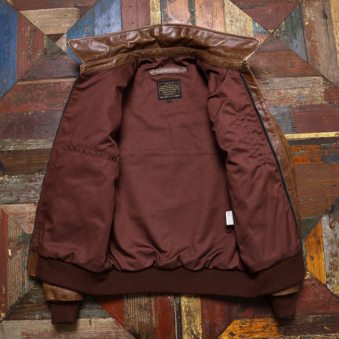 Men's A2 Bomber Jacket, Cowhide
