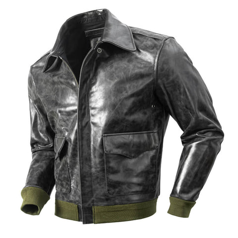 Men's A2 Bomber Jacket, Cowhide