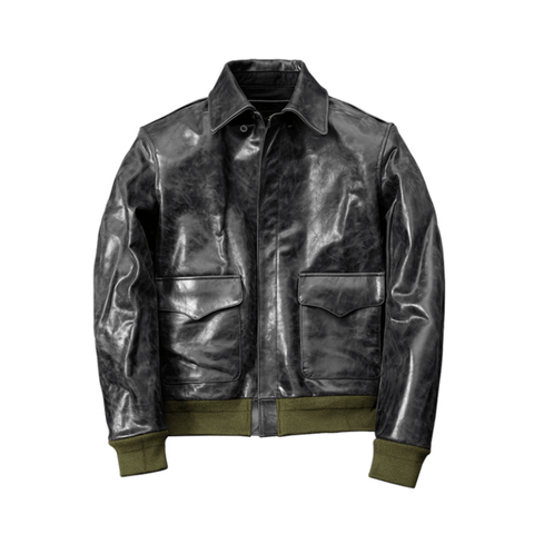 Men's A2 Bomber Jacket, Cowhide